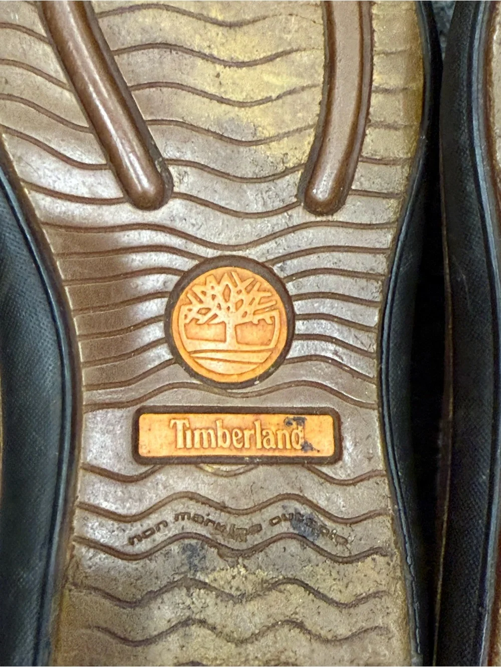 Timberland Mens Annapolis Boat Shoes Brown Leather 74013 Lace Up Moc Toe size 9M